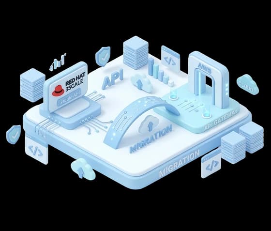 HiFX helps enterprises migrate Red Hat 3scale API estates to AWS API Gateway - APIs, policies, security configurations, consumers and developer portals - in controlled waves, with minimal disruption to the business.